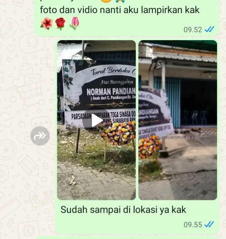 Pengiriman Karangan Bunga Karang Tengah