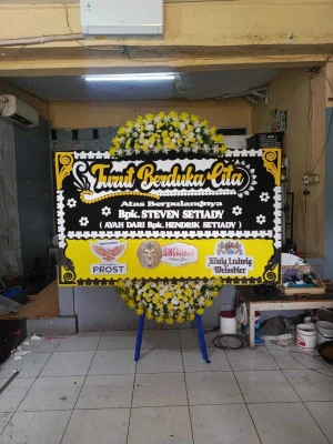 Papan Bunga di Karang Tengah